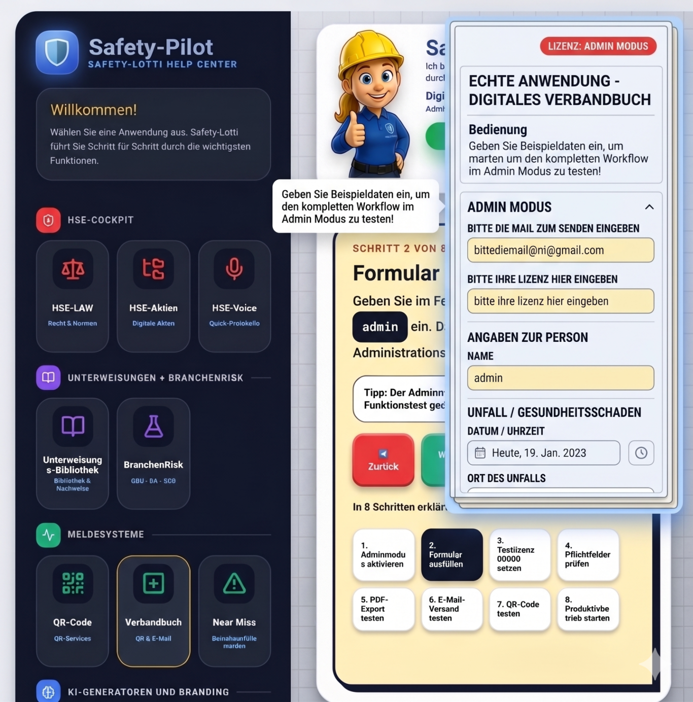 Safety-Pilot stellt FREE-HSE-Service zur Verfügung (Bild: KI-generiert)