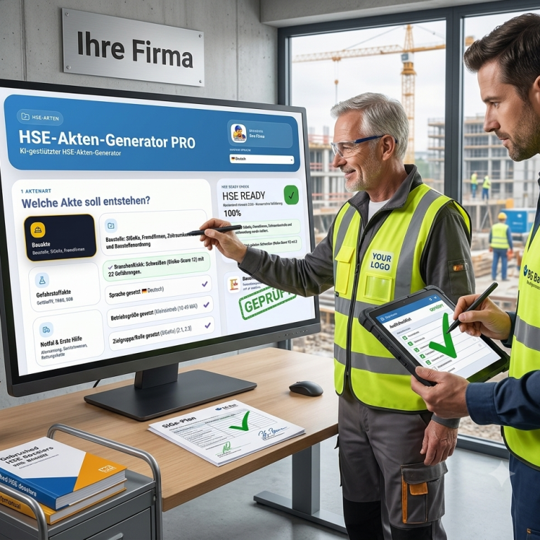 KI Aktengenerator erstellt Word-Bauakte usw.